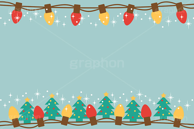 クリスマスカード グラフォン無料素材