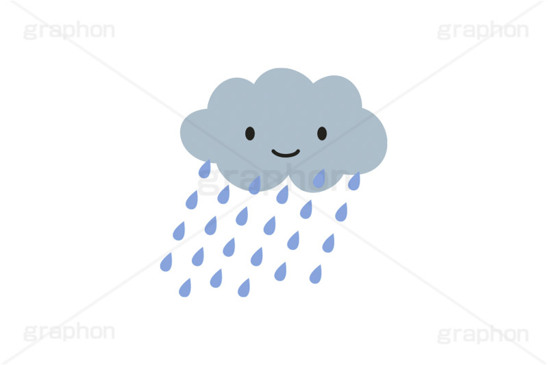 風雨さん,雨雲,雲,曇り,雨,天気,お天気,天候,空,天気予報,マーク,キャラクター,イラスト,ポップ,可愛い,かわいい,カワイイ,挿絵,挿し絵,日常キャラクターズ,character,illustration,mark,weather,rain