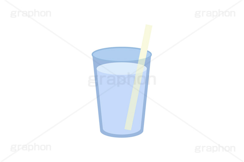 グラスに入った水,水,お冷,ミネラルウォーター,ウォーター,ドリンク,飲み物,飲料,コップ,グラス,注ぐ,ストロー,挿し絵,drink,illustration,water