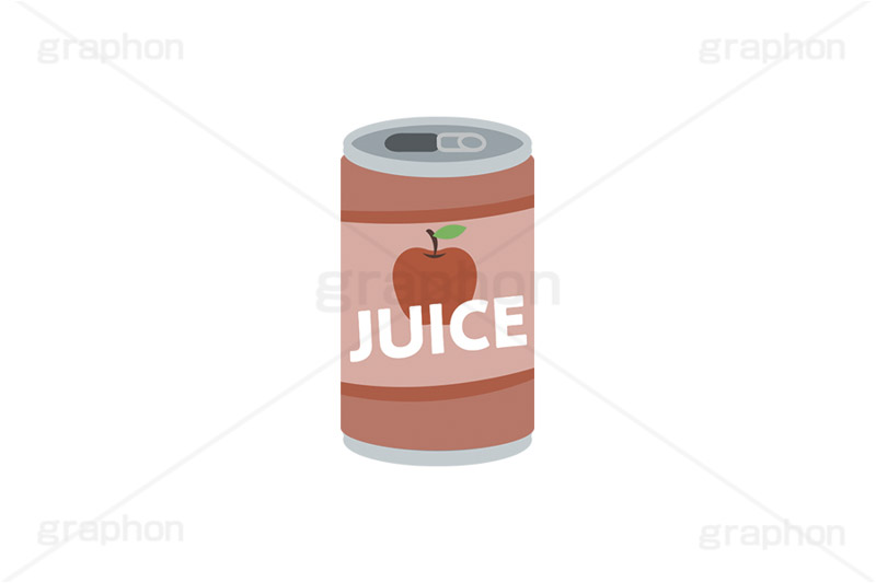 開けたりんごの缶ジュース,開ける,プルタブ,缶ジュース,缶,ジュース,りんごジュース,リンゴジュース,アップル,ドリンク,飲み物,飲料,挿絵,挿し絵,drink,illustration,juice