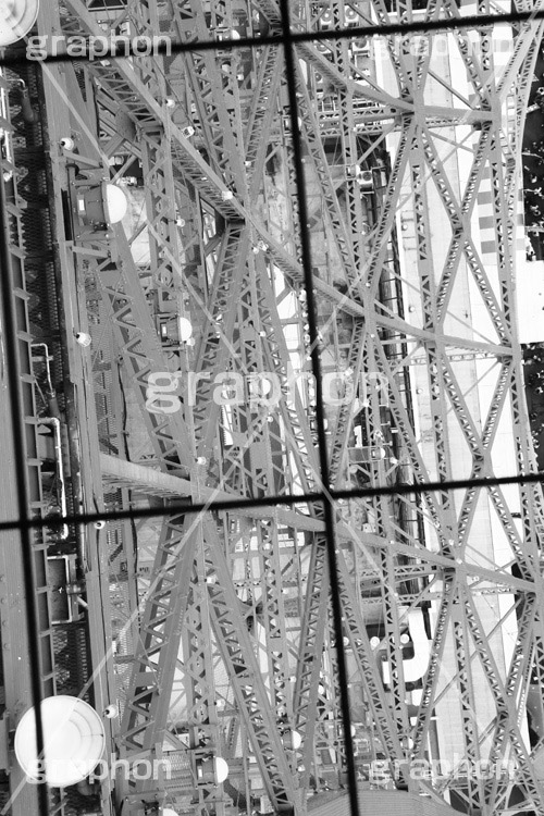 東京タワー展望台,モノクロ,白黒,しろくろ,モノクローム,単色画,単彩画,単色