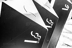 喫煙問題,モノクロ,白黒,しろくろ,モノクローム,単色画,単彩画,単色