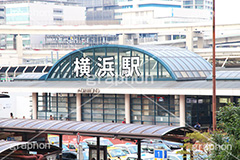 横浜,よこはま,ヨコハマ,神奈川,駅,JR,駅前,ロータリー,バス,乗り場,タクシー