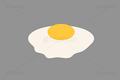 卵,玉子,たまご,タマゴ,生卵,生たまご,目玉焼き,白味,黄味,卵白,卵黄,エッグ,調理,クッキング,挿絵,挿し絵,cooking,egg