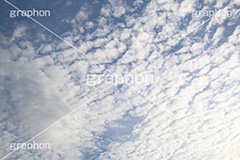 巻積雲,さば雲,サバ雲,巻積雲,空,青空,くも,そら,秋の空,いわし雲,とうろこ雲,波状雲,空/天気,空/雲