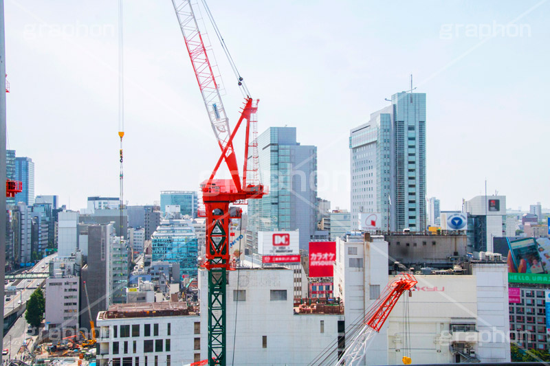 渋谷大工事,渋谷,しぶや,ホテル,オフィスビル,高層ビル,shibuya,クレーン,重機,建設,解体,crane,building,開発,工事,都市開発,2020,名所,再開発