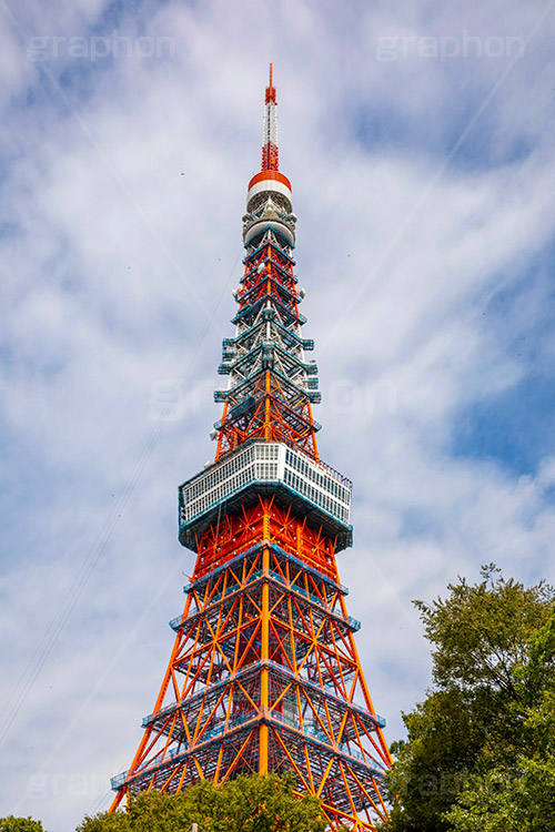 東京タワー真下 グラフォン無料素材