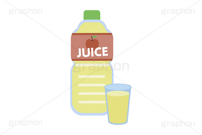 りんごジュース,リンゴジュース,アップル,ペットボトル,ボトル,ドリンク,ジュース,飲み物,飲料,果汁,こども,子供,キッズ,コップ,グラス,注ぐ,1.5リットル,1.5ℓ,挿絵,挿し絵,drink,bottle,illustration,juice,apple