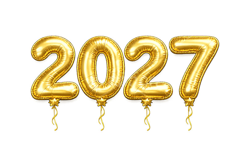 2027(バルーン),年号,西暦,バルーン,風船,パーティー,パーティ,飾り,装飾,デコレーション,年賀状,お正月,正月,年明け,新年,ニューイヤー,アニバーサリー,イベント,行事,ポップ,メッセージ,テキスト,message,text,POP,event,anniversary,balloon,2027