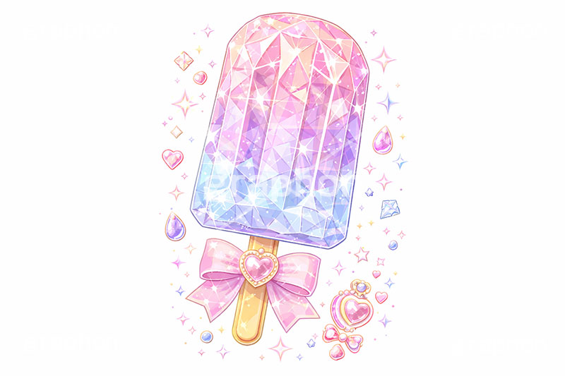 ジュエル・キャンディ,ジュエル,キャンディ,宝石,ジュエリー,リボン,ハート,パステル,かわいい,カワイイ,キラキラ,可愛い,イラスト,illustration,japan,pastel,heart,ribbon,jewel,cute,AI生成素材