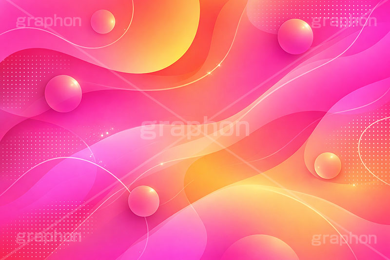 ポップ背景,ポップ柄,グラデーション,ポップ,曲線,ライン,柄,かわいい,可愛い,丸,ドット,背景,POP,dot,pattern,frame,AI生成素材