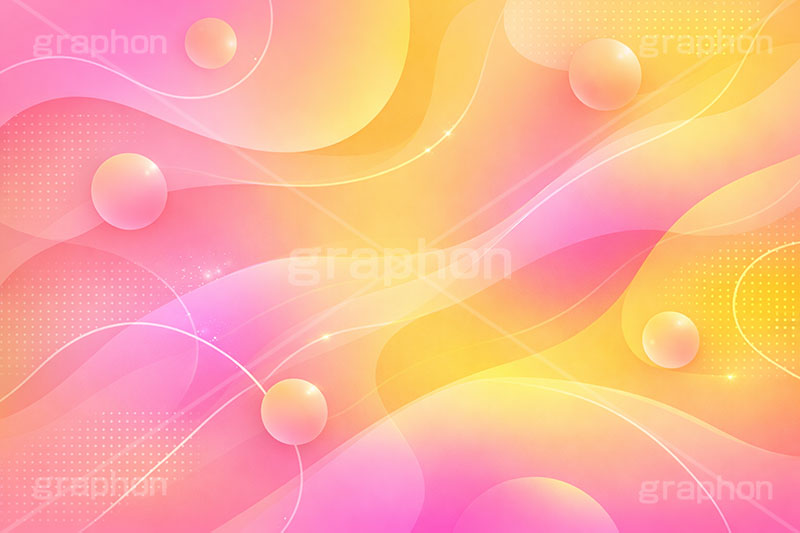 ポップ背景,ポップ柄,グラデーション,ポップ,曲線,ライン,柄,かわいい,可愛い,丸,ドット,背景,POP,dot,pattern,frame,AI生成素材