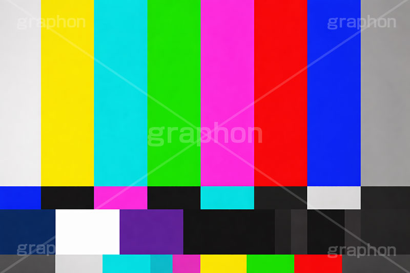カラーバー,カラー,バー,液晶,画面,TV,テレビ,放送,メンテナンス,アナログ,デジタル,信号,記録,放送事故,夜中,テスト,送信,映像,動画,実況,配信,編集,色,television,test,color,analog,digital,AI生成素材
