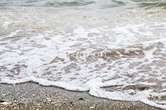 波打ち際,水面,海面,波,砂浜,泡,あわ,海,sea