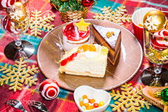 クリスマスケーキ,クリスマスパーティー,クリスマス,パーティー,CHRISTMAS,party,オーナメント,ケーキ,スイーツ,デザート,dessert,cake,winter,chocolate,strawberry,冬,チョコ,チョコレート,ストロベリー,ミルフィーユ