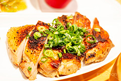 鶏の七味焼き,鶏,肉,チキン,七味,焼き,ねぎ,ネギ,日本食,日本料理,和食,japan,定食
