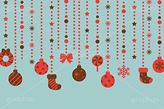 クリスマス背景,クリスマス,カード,冬,オーナメント,デコレーション,イラスト,クリスマスカード,マーク,ボール,スター,星,キラキラ,吊る,靴下,ソックス,リボン,キャンディ,飴,リース,ribbon,socks,candy,star,CHRISTMAS,Xmas,ornament,card