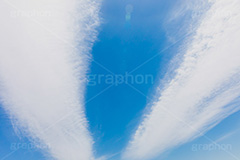 翼のような雲,翼,羽,青空,空,晴,雲,お天気,空/天気,空/雲,フルサイズ撮影