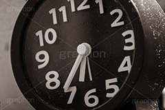 時計,時間,針,ほこり,ホコリ,家電,日用品,モノクロ,白黒,モノクローム,単色,clock,time