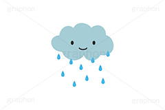 雨雲さん,雨雲,雲,曇り,雨,天気,お天気,天候,空,天気予報,マーク,キャラクター,イラスト,ポップ,可愛い,かわいい,カワイイ,挿絵,挿し絵,日常キャラクターズ,character,illustration,mark,weather,rain