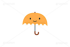 傘さん,傘,雨傘,雨,天気,お天気,天候,空,天気予報,マーク,キャラクター,イラスト,ポップ,可愛い,かわいい,カワイイ,挿絵,挿し絵,日常キャラクターズ,character,illustration,mark,weather,umbrella
