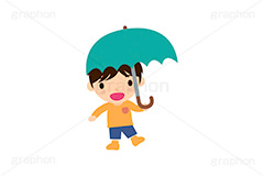 雨の日,雨,傘,天気,天気,こども,子供,キッズ,男の子,キッズ,ボーイ,家族,人物,キャラクター,イラスト,可愛い,かわいい,カワイイ,挿絵,挿し絵,character,kids,boy,llustration