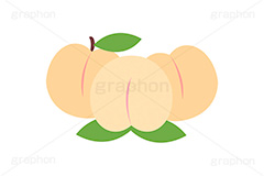 白桃,もも,桃,モモ,ピーチ,フルーツ,果実,果物,デザート,挿絵,挿し絵,fruit,autumn,peach