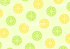 レモン＆ライム柄-フルーツシリーズ,レモン＆ライム柄,フルーツシリーズ,オレンジ,フルーツ柄,果物柄,テクスチャ,テクスチャ―,texture,模様,もよう,柄,がら,モノグラム,プリ画,トロピカル,tropical