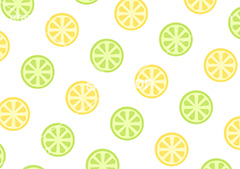 レモン＆ライム柄-フルーツシリーズ,レモン＆ライム柄,フルーツシリーズ,オレンジ,フルーツ柄,果物柄,テクスチャ,テクスチャ―,texture,模様,もよう,柄,がら,モノグラム,プリ画,トロピカル,tropical