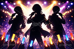 アイドル,イケメン,ライブステージ,ステージ,推し,推し活,舞台,ライブ,ライヴ,コンサート,シアター,ホール,背景,照明,音楽,主役,人物,ミュージック,ライト,スポットライト,イラスト,illustration,light,frame,hall,theater,live,stage,music