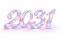 2031(ガラス),年号,西暦,ガラス,宝石,クリスタル,年賀状,お正月,正月,年明け,新年,ニューイヤー,アニバーサリー,イベント,行事,きれい,綺麗,かわいい,カワイイ,可愛い,メッセージ,テキスト,message,text,event,anniversary,jewel,glass,2031