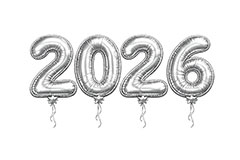 2026(バルーン),年号,西暦,バルーン,風船,パーティー,パーティ,飾り,装飾,デコレーション,年賀状,お正月,正月,年明け,新年,ニューイヤー,アニバーサリー,イベント,行事,ポップ,メッセージ,テキスト,message,text,POP,event,anniversary,balloon,2026,AI生成素材