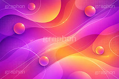 ポップ背景,ポップ柄,グラデーション,ポップ,曲線,ライン,柄,かわいい,可愛い,丸,ドット,背景,POP,dot,pattern,frame,AI生成素材