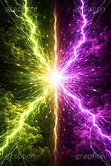 VS稲妻,VS,稲妻,雷,バーサス,バトル,サンダー,格闘,戦い,争い,戦闘,勝利,勝敗,結果,バチバチ,ビリビリ,クール,かっこいい,痺れ,背景,battle,thunder,cool