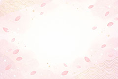 桜フレーム,桜,さくら,サクラ,花見,ブロッサム,春,花,花びら,花弁,背景,枠,フレーム,和風,和柄,イラスト,blossom,spring,flower,frame,AI生成素材