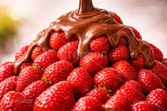 ストロベリー×チョコレート,ストロベリー,いちご,苺,イチゴ,溶ける,とろける,かける,垂れ,山積み,たくさん,バレンタイン,バレンタインデー,チョコレート,菓子,お菓子,告白,愛,恋,恋愛,ラブ,らぶ,女子力,ガーリー,甘い,スイーツ,chocolate,valentine,sweet,AI生成素材