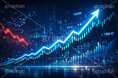 チャート,株,株価,株価指数,上昇,急騰,下落,暴落,家計,積立,積み立て,投資,企業,決算,円安,仮想通貨,不動産,金利,グラフ,トレード,ローソク足,資産,金,お金,マネー,損失,NISA,経済,ニュース,記事,news,GDP,chart,graph,money,trade,AI生成素材