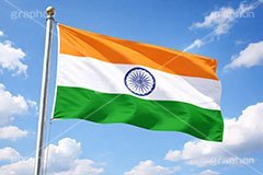 インドの国旗,インド,国旗,旗,国際,国,象徴,なびく,シンボル,マーク,青空,宣言,政治,首相,首脳,大統領,経済,選挙,president,flag,country,india,AI生成素材