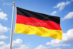 ドイツの国旗,ドイツ,ジャーマニー,国旗,旗,国際,国,象徴,なびく,シンボル,マーク,青空,宣言,政治,首相,首脳,大統領,経済,選挙,president,flag,country,germany,AI生成素材