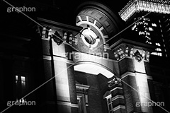 東京駅,モノクロ,白黒,しろくろ,モノクローム,単色画,単彩画,単色,tokyo,旅行,旅,travel