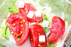 トマトサラダ,トマト,サラダ菜,菜,サラダ,さらだ,salad,前菜,tomato,lycopene,リコピン